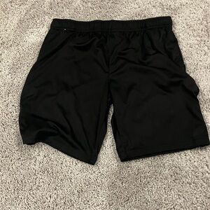 Athletic Works Men's Black Sports Shorts